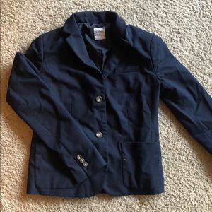 Navy Blue Gap Fitted Blazer